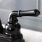 Kingston Brass KB490 Two-Handle 4-Inch Centerset Bar Faucet, Matte Black KB490 - alternate 2